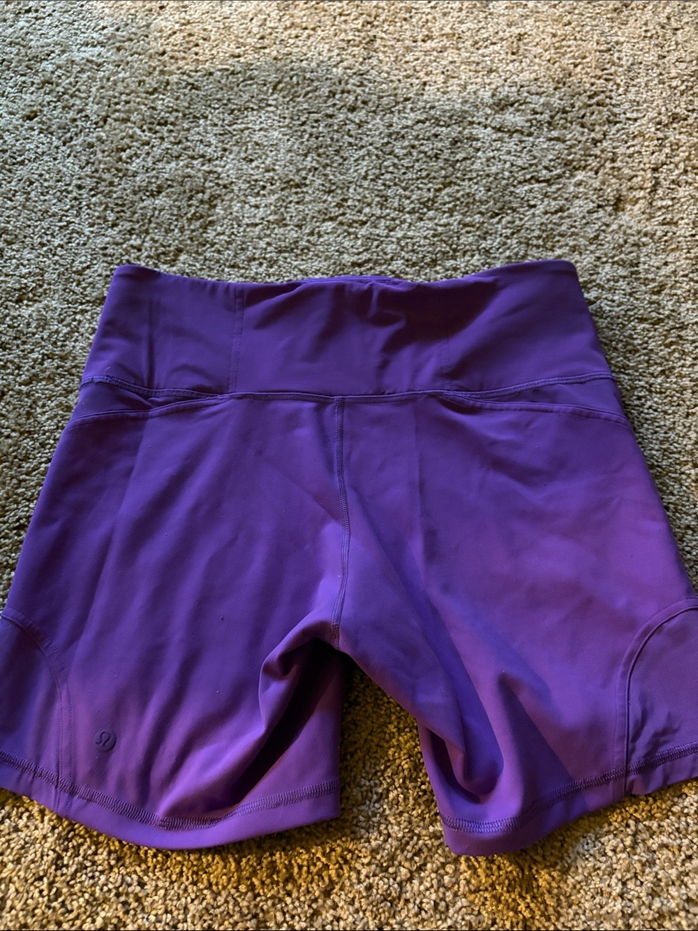 lululemon athletica High-Rise Purple Bike Shorts